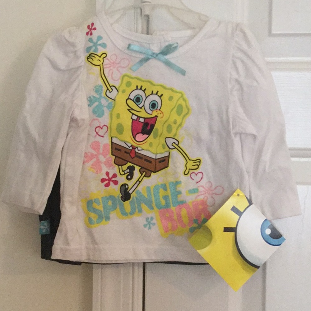 Sponge Bob Girl’s Skirt and Shirt Set